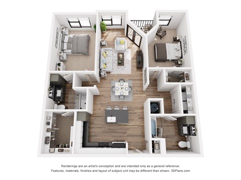 the outlook floor plan  woodland grove apartment homes
